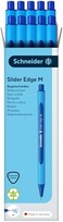 Schneider Slider Edge M Medium Ballpoint Pen 10 mm Light Blue Barrel Blue Ink Box of 10 Pens 152103