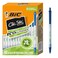 BIC Ecolutions Clic Stic Blue Ballpoint Pens Medium Point 10mm 48Count Pack Retractable Ball Point Pens Made from 78 Recycled Plastic