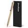 SMOOTHERPRO Bolt Action Pen Solid Brass Ballpoint Pen Compatible with Pilot G2 Refill Weighted Heavy Pen for Tremor Parkinson Arthritic Hand Color Natural RG336