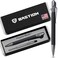 BASTION Carbon Fiber Stainless Steel Bolt Action HyperBolt Pen Lightweight CNC EDC Writing Tool Refillable Premium Everyday Carry Gift Pen Slim