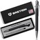 BASTION Carbon Fiber Stainless Steel Bolt Action HyperBolt Pen Lightweight CNC EDC Writing Tool Refillable Premium Everyday Carry Gift Pen Slim