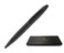 Cross Calais Refillable Ballpoint Pen signature mid band Medium Point Includes Gift Box Matte Black Barrel and PVD Appointments
