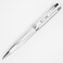 Conklin Herringbone Signature Ballpoint Pen Silver with Chrome Trim Intricate Engraved Design Refillable for Longevity Elegant Gift for Professionals and Writing Enthusiasts