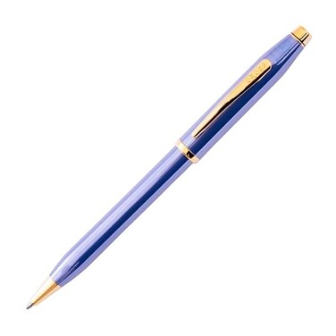 Cross Official Cross Ballpoint Pen Oilbased Medium Point Centuri 2 Lavender Blue at 0082 165 Limited Color Genuine Imported