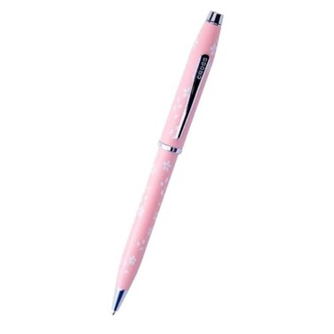Cross Century II Cherry Blossom Pink Lacquer Ballpoint Pen Professional Pen for Everyday Use Smooth Writing Comfortable Grip Black Ink Durable Construction Includes Gift Box