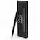 Mesikit Titanium Bolt Action Pen Refillable Fine Tip 05mm Ballpoint Matte Black Sandblasted Finish Durable EDC Writing Pen with Pocket Clip Gift Box Included