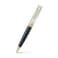 Sheaffer 300 Ballpoint Pen E9347 Engraved Matt Black Barrel and Shiny Chrome Cap with PVD Gold Trims Premium Ballpoint Pen