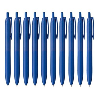 &auml;&cedil;&permil;&egrave;&eacute;&permil;&rsaquo;&ccedil;&shy;&dagger; Uni Jetstream Single Ballpoint Pen Equipped with 05mm Lite Touch Ink Blue Blue Body SXNLS0533 Set of 10