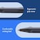 Lamy safari steel black Ballpoint Pen with ergonomic grip line width M for pleasant long writing made of robust ASA plastic including large capacity refill M 16 in black