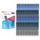 Paper Mate InkJoy 100RT Ballpoint Pens Medium Point 10mm Black Blue Ink 72 Count Bulk Pack for School Home Office College NoteTaking