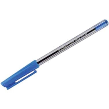 STAEDTLER Ballpoint Pens Stick 430 Medium Point Blue Ink Box of 10 430 M3