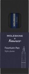 Moleskine x Kaweco Fountain Pen Medium Nib Blue with Blue Ink