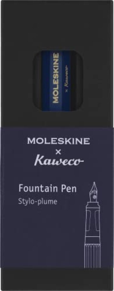 Moleskine x Kaweco Fountain Pen Medium Nib Blue with Blue Ink