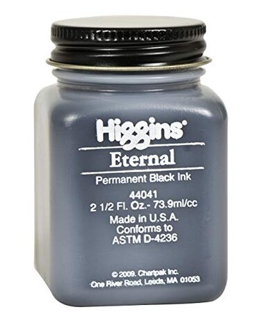Higgins Black Eternal Ink 25 Oz Bottle 44041