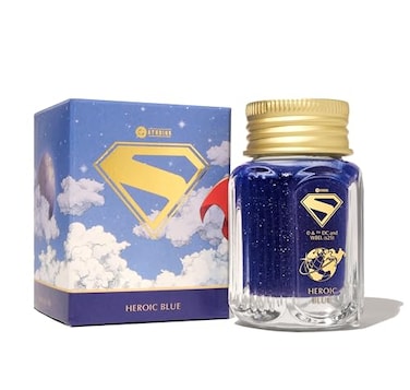 Ferris Wheel Press Warner Bros Discovery Official Licensed Superman Special Edition Fountain Pen Ink Heroic Blue 28ml