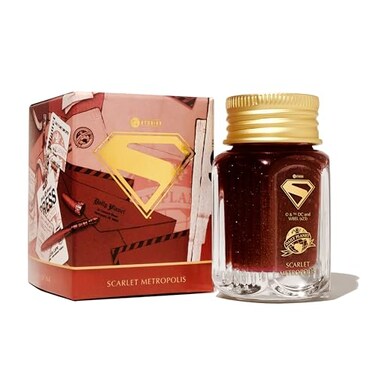Ferris Wheel Press Warner Bros Discovery Official Licensed Superman Special Edition Fountain Pen Ink Scarlet Metropolis 28ml