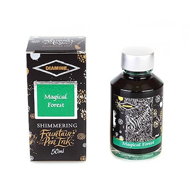 Diamine Fountain Pen Bottled Ink 50ml Shimmering Magical Forest
