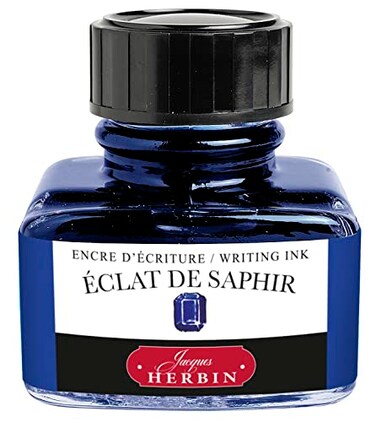 Jacques Herbin Herbin Fountain Pen Ink 30ml Bottled Eclat de Saphir