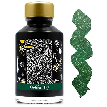Diamine 50ml Shimmering ink Golden Ivy