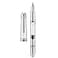 Asvine P36 Titanium Fountain Pen Piston Filling Fine Point Clear Demonstrator Pen Smooth Writing Pen Case Set
