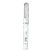 HONG DIAN N8 White Acrylic Resin Fountain Pen Iridium Medium Nib Silver Plated Feather Carving Cap Smooth Writing Pen with Converter and Metal Pen Box Set