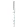 HONG DIAN N8 White Acrylic Resin Fountain Pen Iridium Medium Nib Silver Plated Feather Carving Cap Smooth Writing Pen with Converter and Metal Pen Box Set