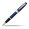 Cross Bailey Blue Lacquer Stainless Steel Medium Nib Fountain Pen Professional Fountain Pen for Effortless Writing Refillable Black Ink GiftReady