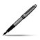 Cross Bailey Matte Gray Lacquer Fountain Pen with Polished Black PVD Appointments