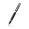 Sheaffer 300 Glossy Black Fountain Pen with ChromePlated Trim and Medium Nib
