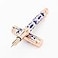 Conklin Endura Deco Crest Fountain Pen in Blue Medium Nib Premium Writing Instrument