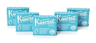 Kaweco Fountain Pen 30 ink cartridges short turquoise