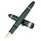 erofa Majohn P136 Piston Fountain Pen Extra Fine Nib with Box Green Resin Writing Gift Pen Set