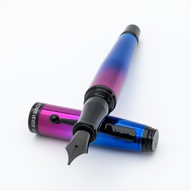 Monteverde Invincia Nebula Fountain Pen Medium Nib MultiColor Plating Premium Writing Instrument