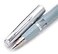 czxwyst 601A Steel Cap Vacumatic Fountain Pen Lake Blue with ink window