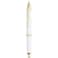 erofa Majohn A1 Press Fountain Pen Fine Nib with Box Retractable White Metal Ink Pen with Converter Writing Set Golden Clip Version