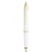 erofa Majohn A1 Press Fountain Pen Fine Nib with Box Retractable White Metal Ink Pen with Converter Writing Set Golden Clip Version