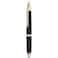 erofa Majohn A1 Press Fountain Pen Fine Nib with Box Retractable Black Metal Ink Pen with Converter Writing Set Golden Clip Version