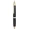 erofa Majohn A1 Press Fountain Pen Fine Nib with Box Retractable Black Metal Ink Pen with Converter Writing Set Golden Clip Version