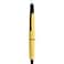 erofa Majohn A2 Press Fountain Pen Extra Fine Nib with Box Retractable Yellow Resin Ink Pen with Converter Writing Set Black Clip Version