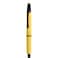 erofa Majohn A2 Press Fountain Pen Extra Fine Nib with Box Retractable Yellow Resin Ink Pen with Converter Writing Set Black Clip Version