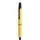 erofa Majohn A2 Press Fountain Pen Extra Fine Nib with Box Retractable Yellow Resin Ink Pen with Converter Writing Set Black Clip Version