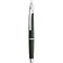 erofa Majohn A2 Press Fountain Pen Extra Fine Nib with Box Retractable Green Resin Ink Pen with Converter Writing Pen Set Silver Clip Version