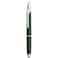 erofa Majohn A2 Press Fountain Pen Extra Fine Nib with Box Retractable Green Resin Ink Pen with Converter Writing Pen Set Silver Clip Version