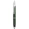 erofa Majohn A2 Press Fountain Pen Extra Fine Nib with Box Retractable Green Resin Ink Pen with Converter Writing Pen Set Silver Clip Version
