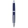 Wikult Jinhao 10 Press Fountain Pen with Box Dark Blue Retractable Extra Fine Nib with Ink Converter Set Silver Clip