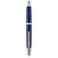 Wikult Jinhao 10 Press Fountain Pen with Box Dark Blue Retractable Extra Fine Nib with Ink Converter Set Silver Clip