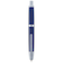 Wikult Jinhao 10 Press Fountain Pen with Box Dark Blue Retractable Extra Fine Nib with Ink Converter Set Silver Clip