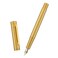 HONG DIAN Forest Pro Solid Brass Fountain Pen Bent Nib for Fude Calligraphy Writing Fine to Broad with Converter and Metal Pen Box Set