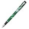Lanxivi Jinhao 100 Classic Fountain Pen Green White Marble Celluloid Medium Nib with Converter and Pen Case Set