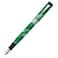 Lanxivi Jinhao 100 Classic Fountain Pen Green White Marble Celluloid Medium Nib with Converter and Pen Case Set